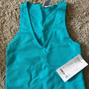 Athleta Aurora Seamless Crop Rib Tank